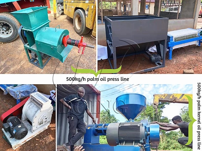 Small-scale palm oil and palm kernel oil mill project in Ghana