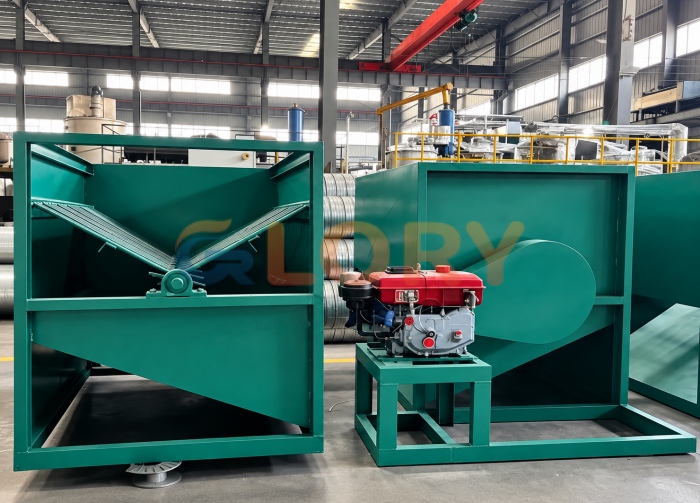 Palm fruit bunch thresher