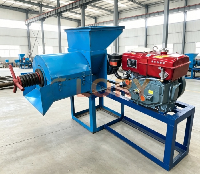 Single screw palm oil press machine