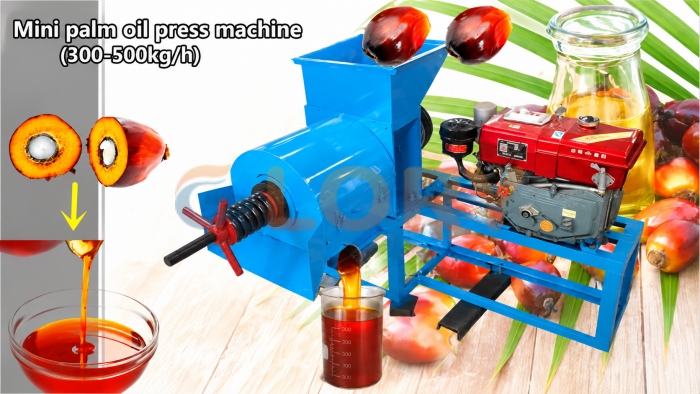 Mini palm oil press machine