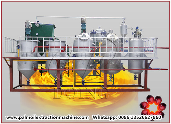 Crude palm oil refining machine