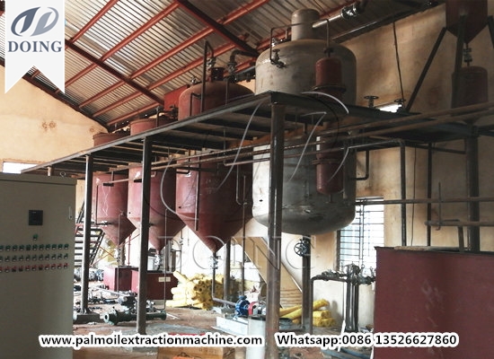 5tpd palm oil refinery and fractionation plant successfully installed in Nigeria