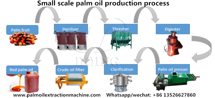 palm oil processing plant