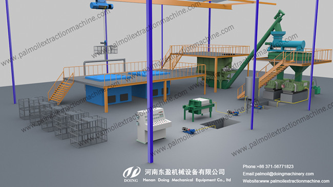 palm oil milling machine
