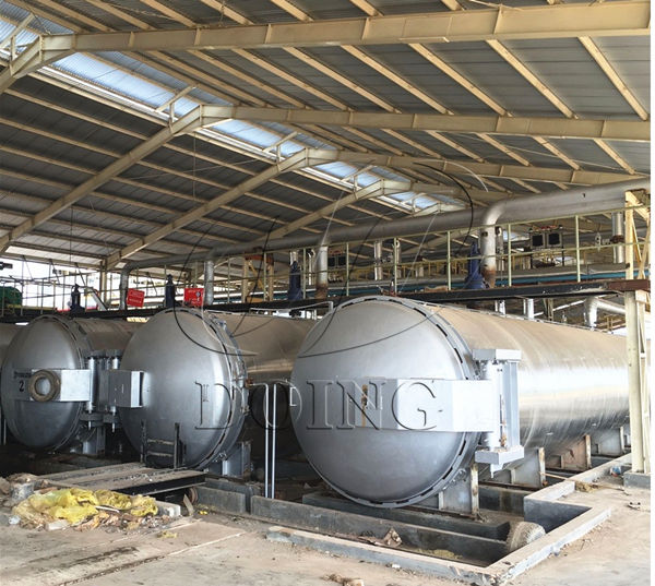 palm fruit sterilizing machine