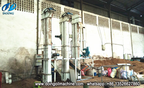 palm kernel cracking and separating machine