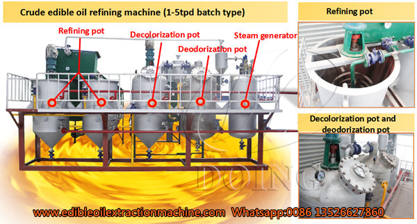 palm oil refining machine 