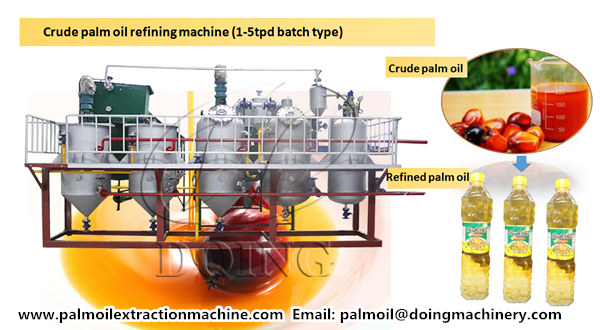 palm oil refining machine