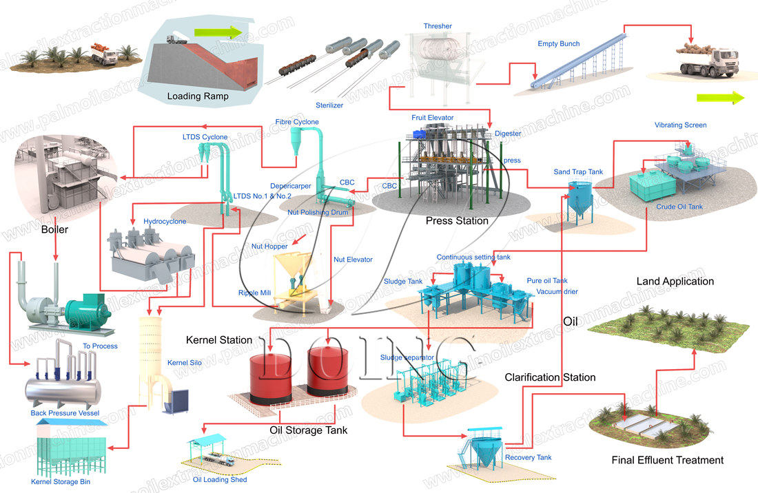 Palm Oil Flow Chart