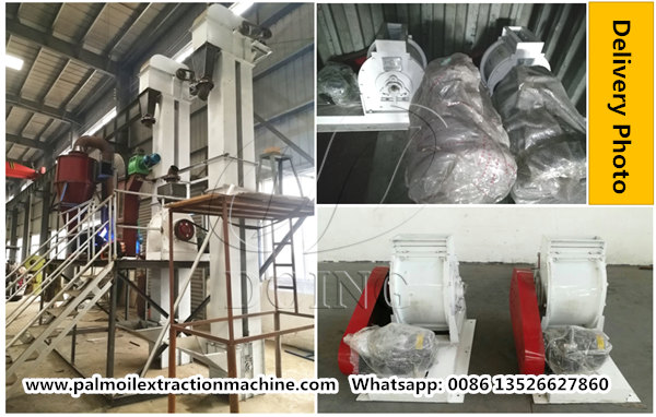 palm kernel cracking and separating machine 