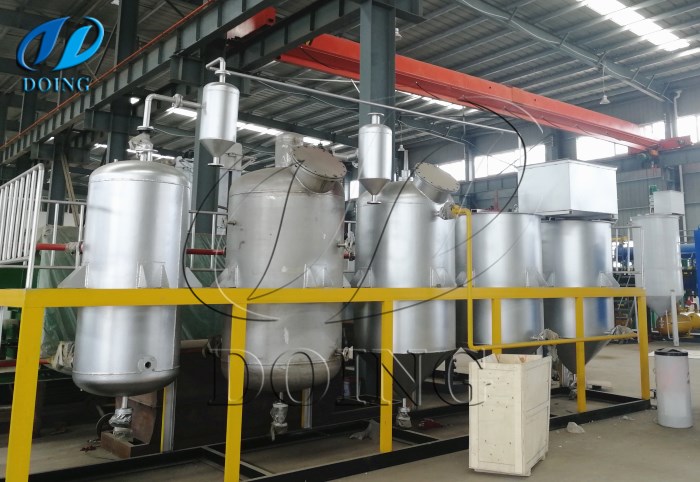 palm oil refining machine 