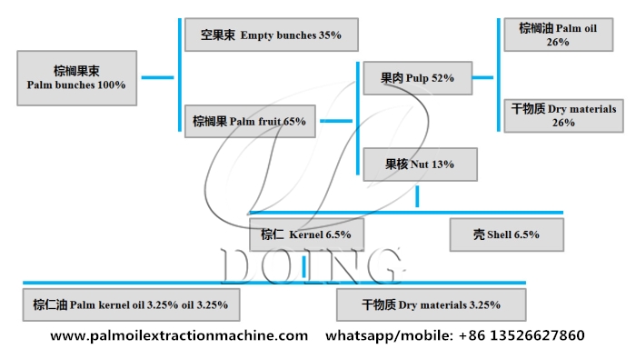 palm oil processing machine 