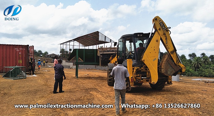 palm oil processing plant