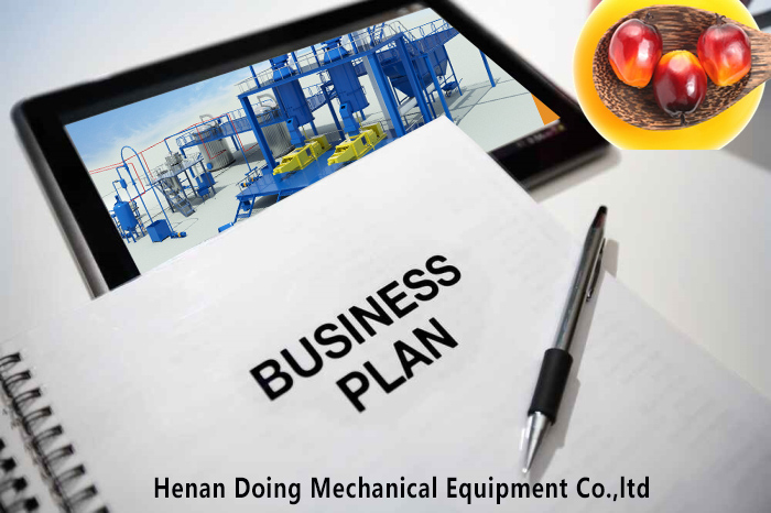 business plan on oil processing
