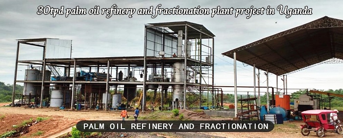 palm oil refinery and fractionation plant project