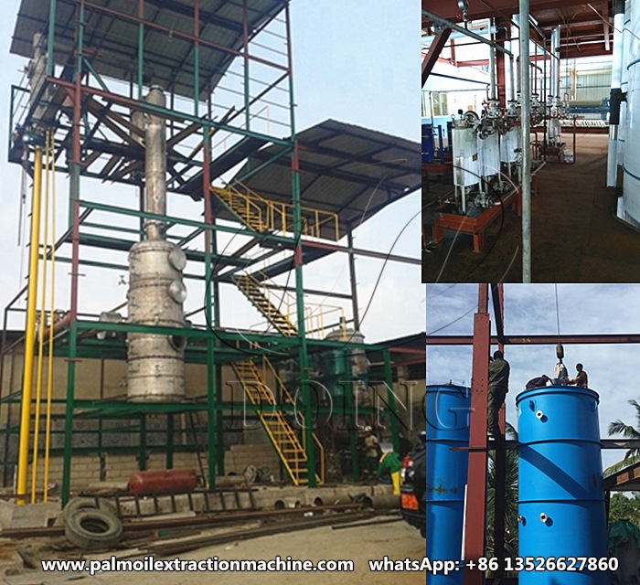 palm oil refienery and fractionation plant