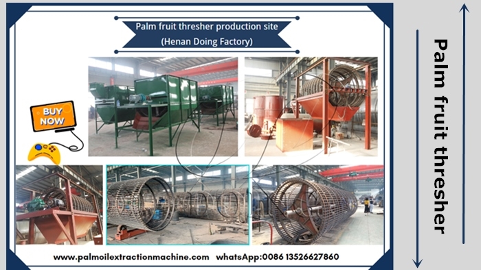 palm fruit thresher machine