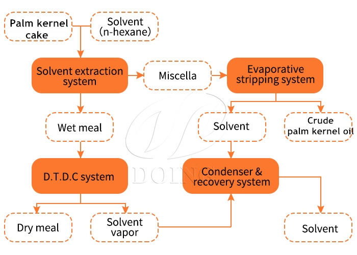 palm kernel oil solvent extraction process