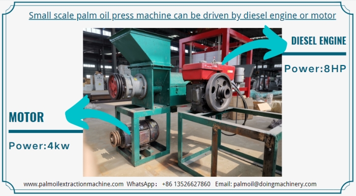 small palm oil press