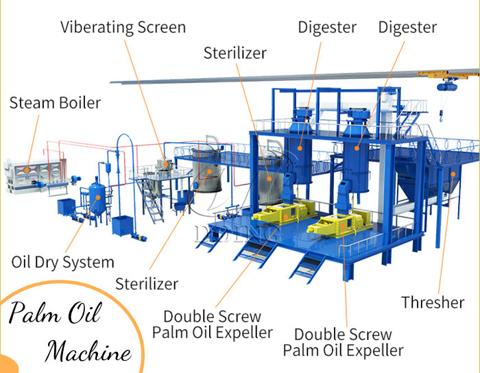 palm oil extraction plant 