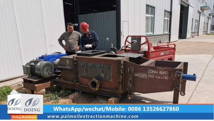 double screw palm oil press machine