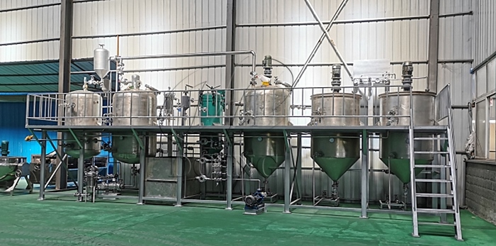 palm oil refining machine